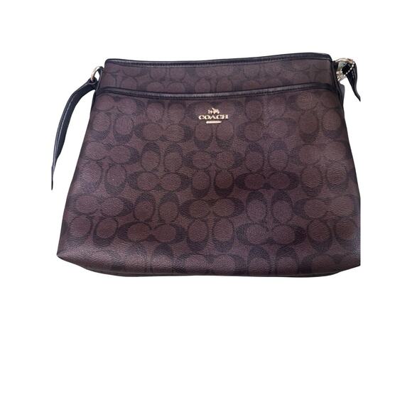 COACH SIGNATURE FILE HANDBAG CROSSBODY BAG F58297 - Picture 1 of 8